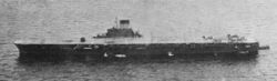 Japanese carrier Taihō with the hurricane bow.