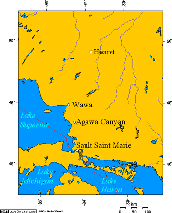 Waypoints on the Algoma Central Railway