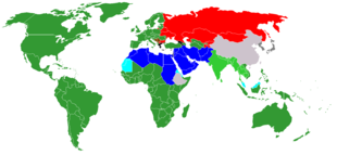 World distribution of alphabets ██ Latin Alphabet ██ Cyrillic alphabet ██ Arabic alphabet ██ Brahmic alphabet ██ Latin and Cyrillic ██ Latin and Arabic ██ Other alphabet ██ No alphabet ██ Other or none 