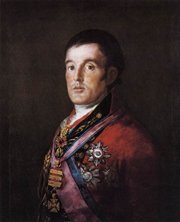 Portrait of the Duke of Wellington by Francisco de Goya, 1812-14.