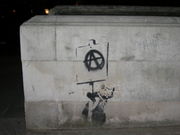Anarchist rat by Banksy