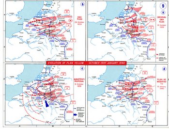 The evolution of German plans for the invasion of France.