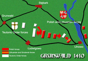 Right-flank Polish/Lithuanian assault