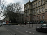 The main building of the Aachen Technical University.