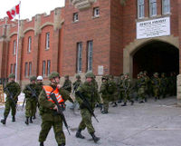 Mewata Armoury is just one location maintaining an active part-time training garrison.