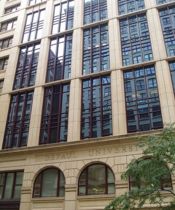 DePaul University's College of Commerce at State Street and Jackson Boulevard downtown in the Chicago Loop.