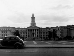 Denver's iconic City and County Building (seen here around 1941), is the center of political power for the city.