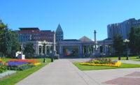 Denver's famous Civic Center is a popular campaign stop in this city with a "liberal" reputation.