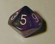 10-sided die