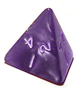 4-sided die