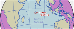 Location map of Diego Garcia