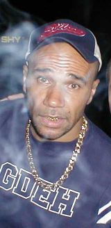 Goldie, one of the most recognizable drum and bass artists.