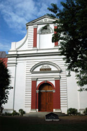 The historical Wolvendhal church established during the Dutch era in the 1749