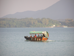 A passenger boat to the islands off the coast of the Sai Kung Peninsula of Hong Kong.