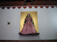 Sculpture of Santa Rosalía de Palermo, inside the church named after her.