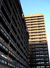 Seamount Court and Porthill Court (foreground)