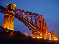 Forth Bridge at Night