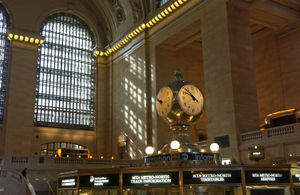 The clock in the Main Concourse.© 2004 Metropolitan Transportation Authority