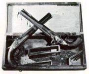 The pistols used in the duel