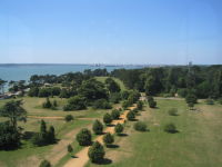 Southampton from Netley Hospital.