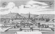 Heilbronn in 1643. Engraving by Matthäus Merian