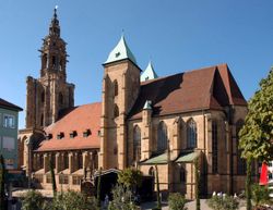 Kilianskirche as seen from the Kiliansplatz.