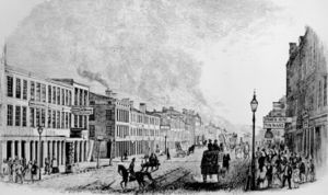 View of Main Street, Louisville, in 1846.