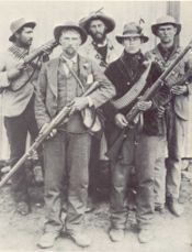 Boer guerillas during the Second Boer War.