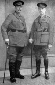 During the First World War, Smuts (right) and Botha were key members of the British Imperial War Cabinet.