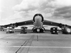 Long-range bomber aircraft, such as the B-52 Stratofortress, allowed for a wide range of "strategic" nuclear forces to be deployed.