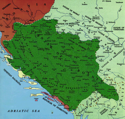 The Ottoman province of Bosnia in 17th century.