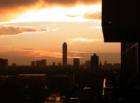 Partial view of the Uptown skyline