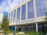 Hattie Mae White Educational Support Center is the headquarters of the Houston Independent School District
