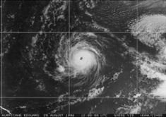 Hurricane Edouard near peak intensity.