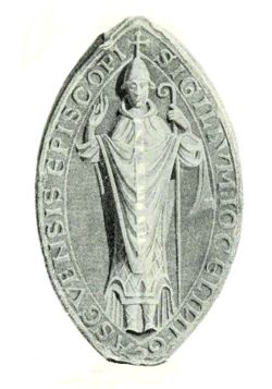 The seal or signet of Jocelin, Bishop of Glasgow.