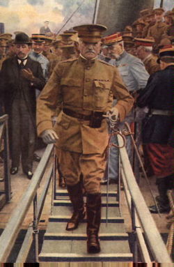 General Pershing lands in France in 1917