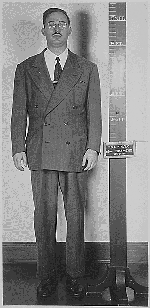 Police photograph of Julius Rosenberg after his arrest.