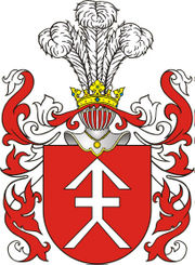 Kościesza Coat of Arms. Piłsusdki's family coat of arms was a "Kościesza modified".