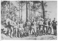 Józef Piłsudski and his officers, 1915.