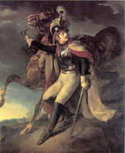 Cuirassier blessé quittant le feu (Wounded Cuirassier leaving the battle), 1814 by Théodore Géricault.