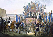 Napoleon distributing the Légion d'honneur at the Boulogne camps, in August 1804