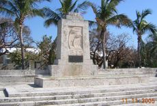 The 1935 Hurricane memorial on Upper Matecumbe Key, Florida.