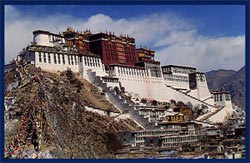 The Potala Palace in Lhasa