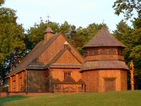 The oldest wooden church is located in Palūšė. Lithuania has strong Catholic traditions.