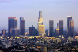 Skyline of Los Angeles, California