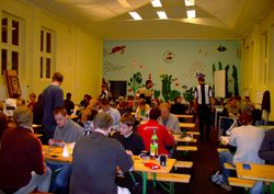 Officially sanctioned Magic tournaments attract participants of all ages and are held around the world. These players in Rostock, Germany are competing for an invitation to a professional tournament in Nagoya, Japan.
