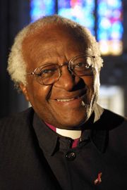 Desmond Tutu (born 1931), former Primate of the Anglican Church of the Province of South Africa, and a leading figure in the successful fight against apartheid