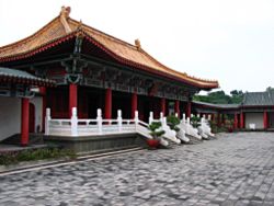 Confucian temple in Kaohsiung, Taiwan.