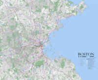 Per capita income in the greater Boston area, by U.S. Census block group