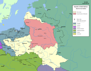 The First Partition of the Polish-Lithuanian Commonwealth (1772.) 